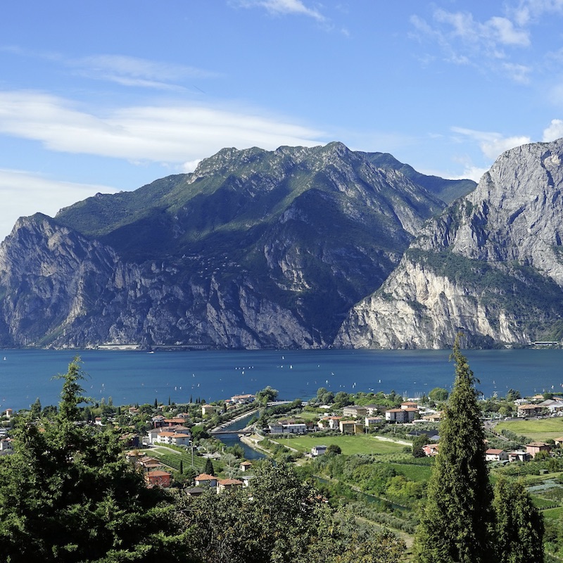 Sentiero del Ponale affacciato sul Lago di Garda